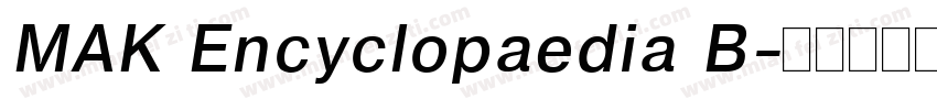 MAK Encyclopaedia B字体转换